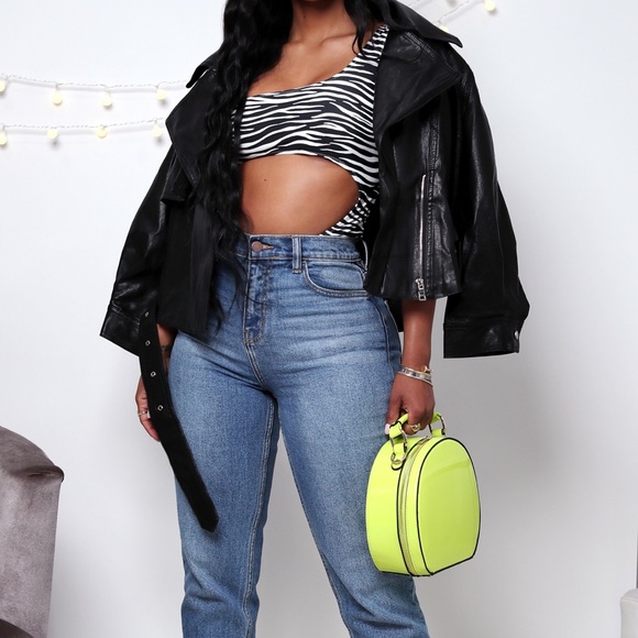 Oversized faux leather jacket - Picture 3 of 3